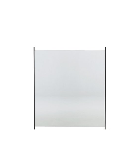 HORTUS Lasipaneeli alumiinitolpille, 100 x 90 cm, kirkas lasi