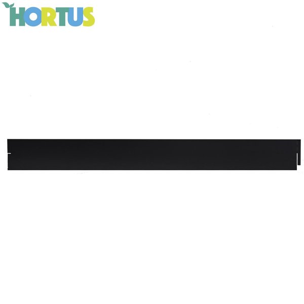 HORTUS Metallinen rajausreuna pituus 4,72 m, musta.