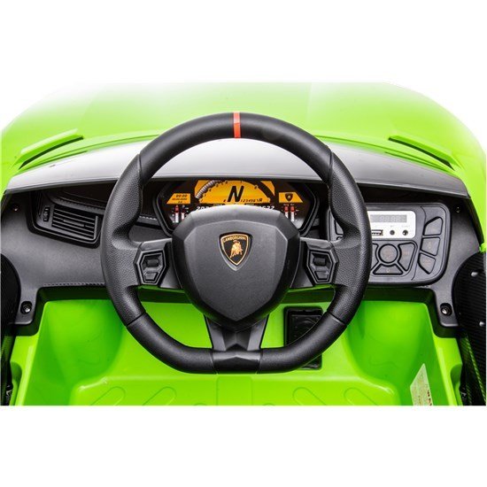 Sähköauto Lamborghini Aventador, 12V, limenvihreä, NORDIC PLAY Speed