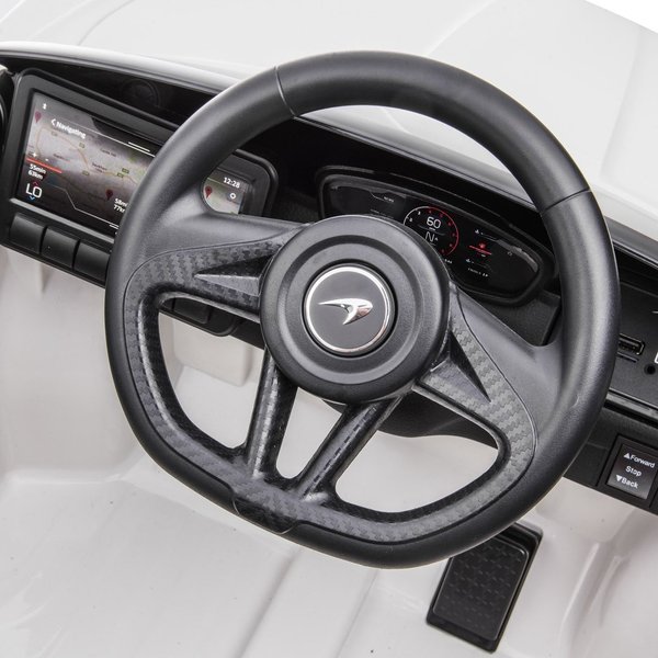 Sähköauto McLaren GT 12V4,5AH , EVA renkailla, valkoinen, NORDIC PLAY Speed