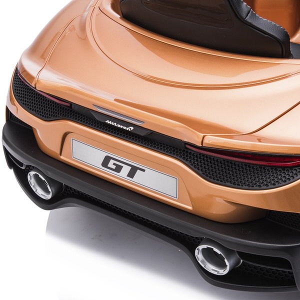 Sähköauto McLaren GT 12V7AH , kumipintaisilla renkailla ja nahkaistuimella, NORDIC PLAY Speed