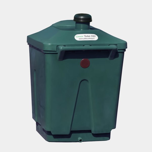 Green Toilet 330 kuivikekäymälä paketti posliini-istuimella, erotteleva